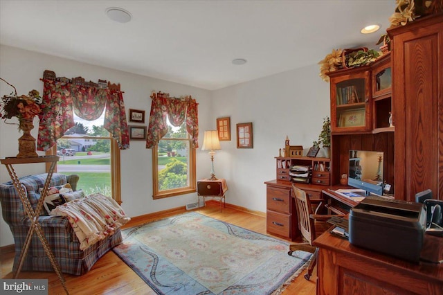 8 Roger Ave, Shippensburg, PA 17257 - office featuring light wood-type flooring and baseboards