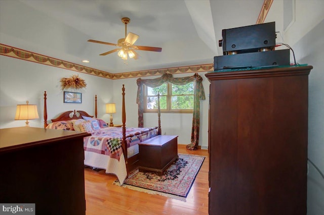 8 Roger Ave, Shippensburg, PA 17257 - bedroom featuring wood finished floors and ceiling fan