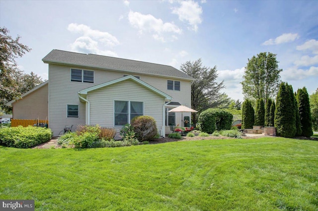 8 Roger Ave, Shippensburg, PA 17257 - rear view of property with a lawn