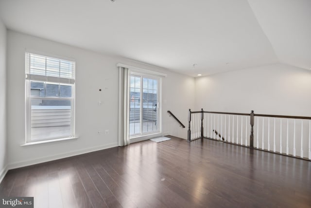 7201 Wood Pond Cir, Lanham, MD 20706 - unfurnished room with wood finished floors and baseboards