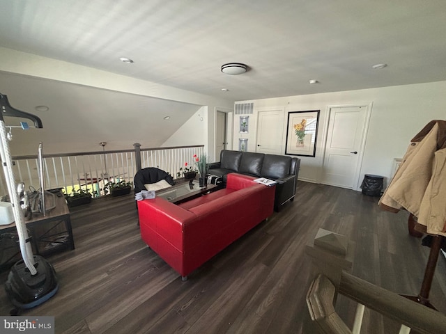 916 Holden Ct, Warminster, PA 18974 - living room with visible vents and wood finished floors