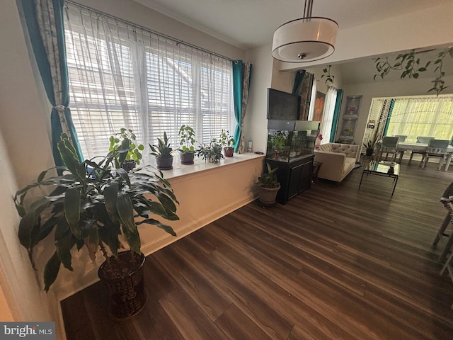 916 Holden Ct, Warminster, PA 18974 - interior space with baseboards, plenty of natural light, and wood finished floors