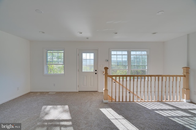 2417 Buck Hill Rd, Gerrardstown, WV 25420 - foyer featuring baseboards, recessed lighting, and carpet floors