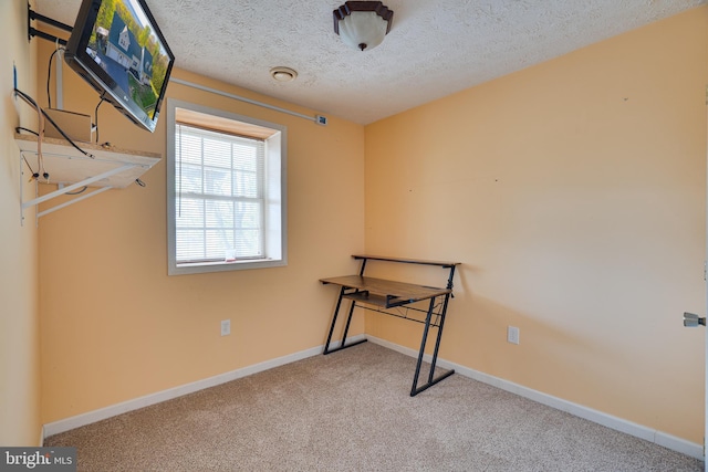 2417 Buck Hill Rd, Gerrardstown, WV 25420 - interior space with baseboards, carpet flooring, and a textured ceiling