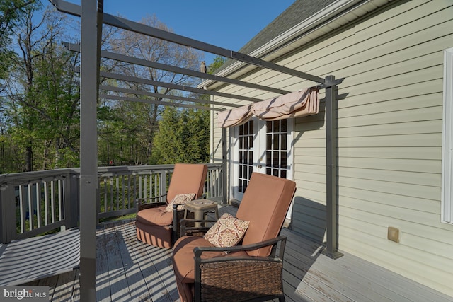 2417 Buck Hill Rd, Gerrardstown, WV 25420 - deck with a pergola