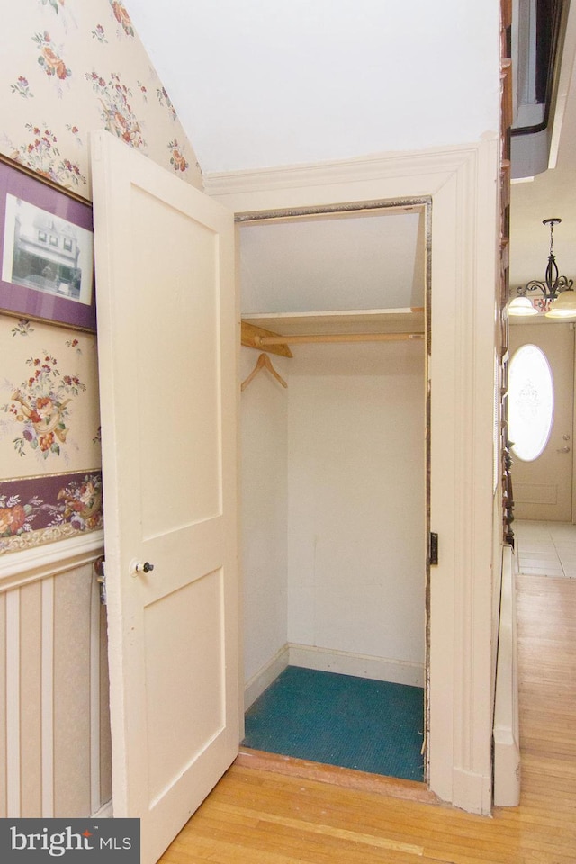 view of closet