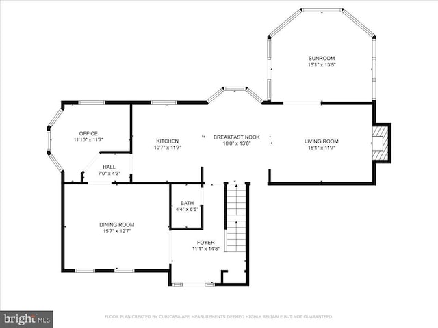 12649 Thunder Chase Dr, Reston, VA 20191 - property floor plan