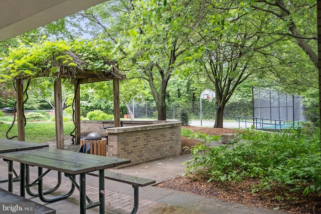 1423 Northgate Sq Unit 1423-11C, Reston, VA 20190 - view of patio / terrace featuring outdoor dining area