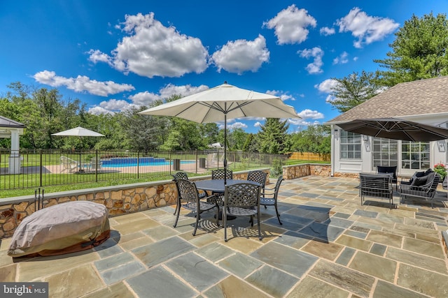 1071 Highland Rd, Newtown, PA 18940 - view of patio featuring outdoor dining space