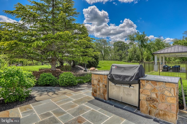 1071 Highland Rd, Newtown, PA 18940 - view of patio / terrace with a gazebo