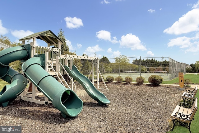 41 Kenmare Way, Rehoboth Beach, DE 19971 - communal playground with fence and a tennis court