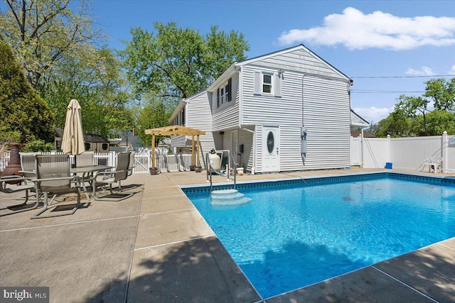 9 Biscayne Blvd, West Deptford, NJ 08096 - view of pool featuring a patio, a fenced in pool, and a fenced backyard
