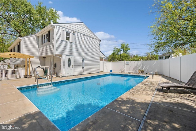 9 Biscayne Blvd, West Deptford, NJ 08096 - view of swimming pool with a fenced in pool, a fenced backyard, and a patio area