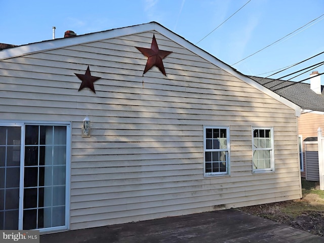 view of side of home