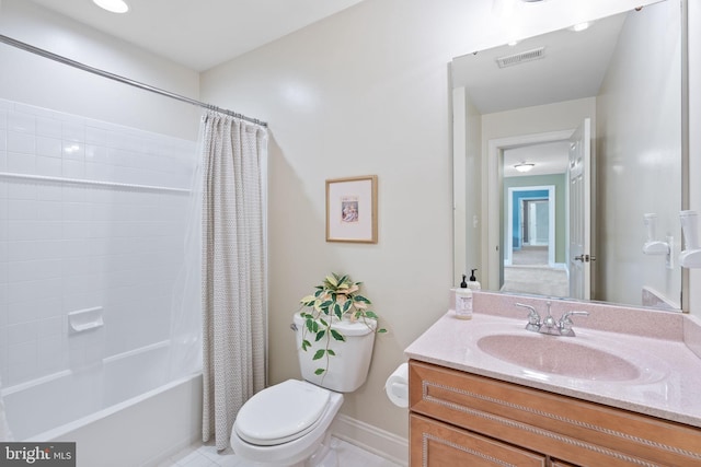 22982 Sheffield Ct, Hollywood, MD 20636 - bathroom featuring toilet, vanity, and shower / bath combo