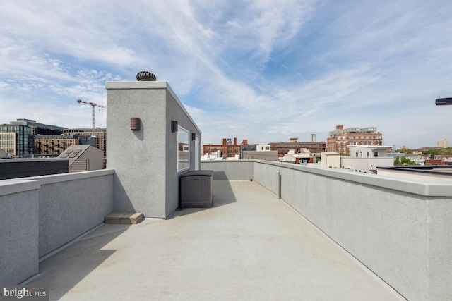 1211 Annin St, Philadelphia, PA 19147 - view of patio / terrace featuring a balcony and a view of city