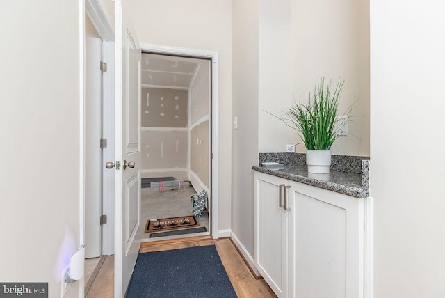 39348 Owls Nest Ln, Millville, DE 19967 - entryway with baseboards and light wood-style floors