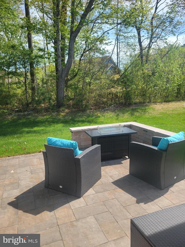 view of patio / terrace with outdoor lounge area