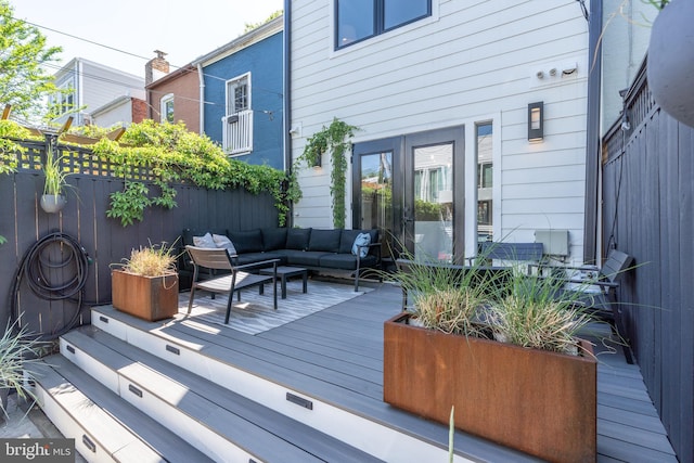 430 15th St SE, Washington, DC 20003 - deck with fence and an outdoor living space