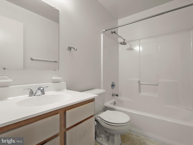 6605 Rapid Water Way Unit 301, Glen Burnie, MD 21060 - bathroom with vanity, toilet, and shower / tub combination