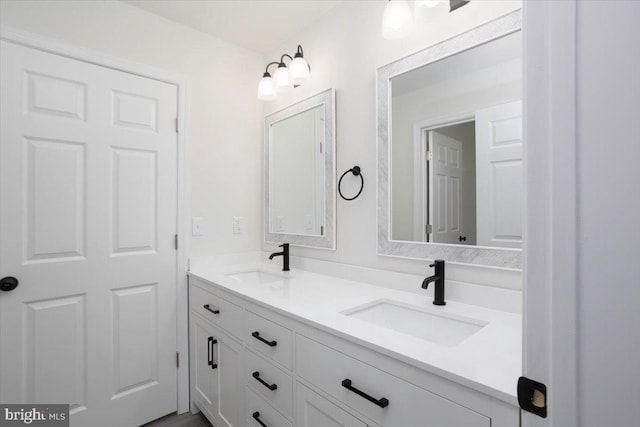 4205 Cabin Creek Hurlock Rd, Hurlock, MD 21643 - bathroom featuring double vanity and a sink