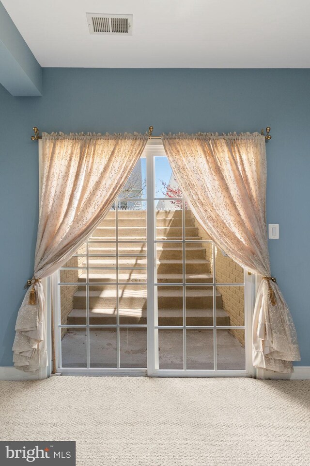 attic featuring visible vents