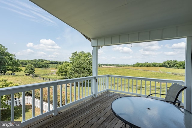 537 Cannon Ball Rd, Berryville, VA 22611 - wooden deck featuring a view of countryside