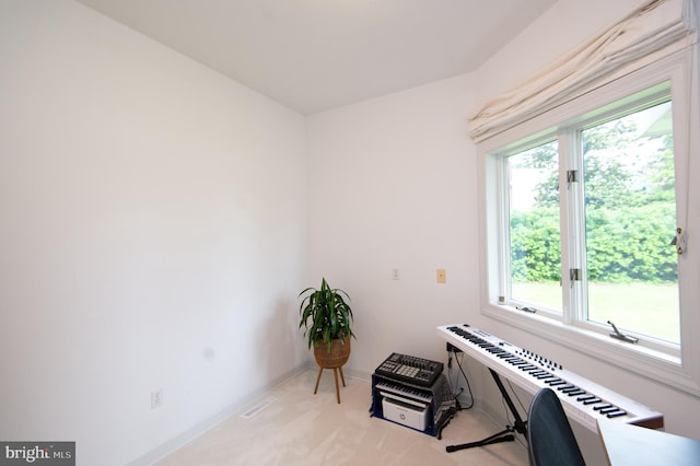 2210 Horns Point Rd, Cambridge, MD 21613 - miscellaneous room with light colored carpet and baseboards