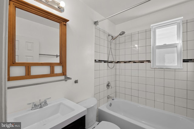 2926 Yorkway, Baltimore, MD 21222 - bathroom with toilet, washtub / shower combination, and vanity
