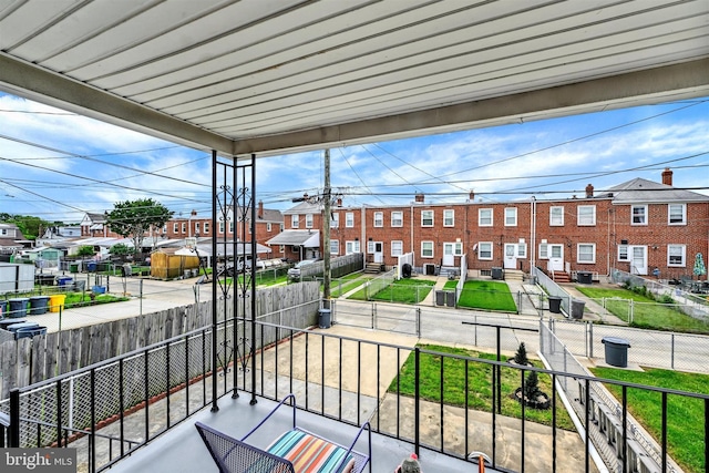 6824 Duluth Ave, Dundalk, MD 21222 - balcony with a residential view