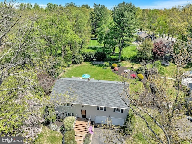 314 N Post Rd, Princeton Junction, NJ 08550 - view of subject property with a heavily wooded area