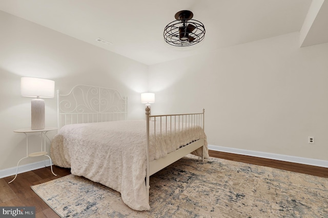 6206 Payton Way, Frederick, MD 21703 - bedroom featuring visible vents, wood finished floors, and baseboards