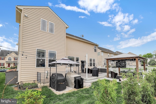 6206 Payton Way, Frederick, MD 21703 - rear view of property with a gazebo
