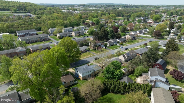 bird's eye view featuring a residential view