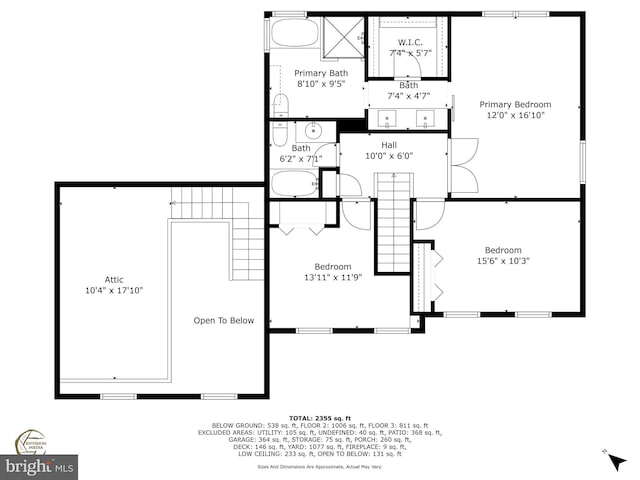 3635 Wessex Ln, Huntingtown, MD 20639 - home floor plan