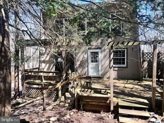 view of outbuilding