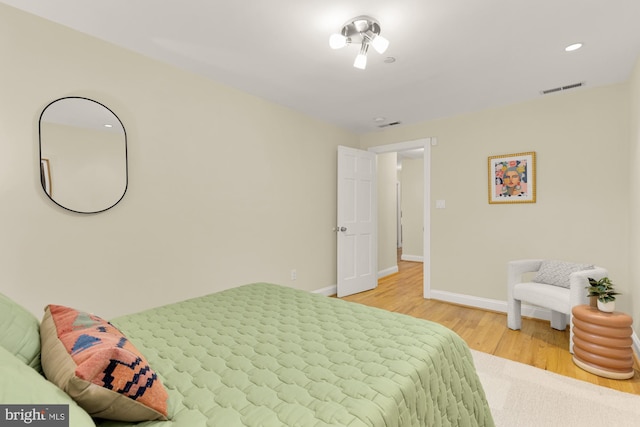1320 Park Rd NW Unit 1, Washington, DC 20010 - bedroom featuring wood finished floors, baseboards, and recessed lighting