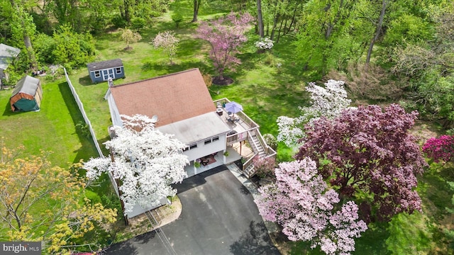 aerial view