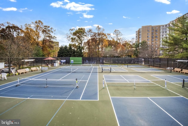 3310 N Leisure World Blvd Unit 1019, Silver Spring, MD 20906 - view of tennis court with community basketball court