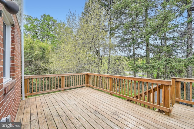 3646 Double Rock Ln, Baltimore, MD 21234 - view of deck