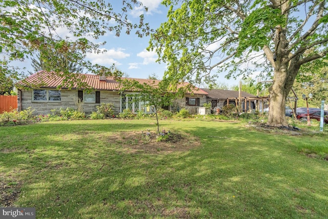 view of yard