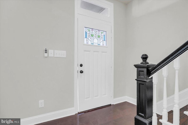 605 Northside Ave, Richmond, VA 23222 - foyer featuring baseboards and stairway