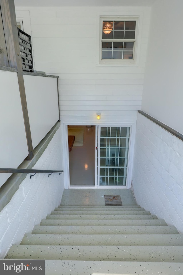 view of staircase