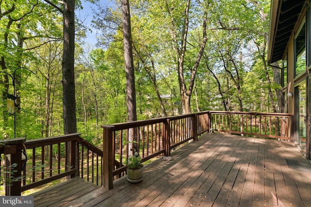 view of deck