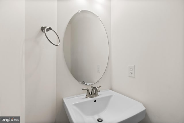 bathroom with a sink