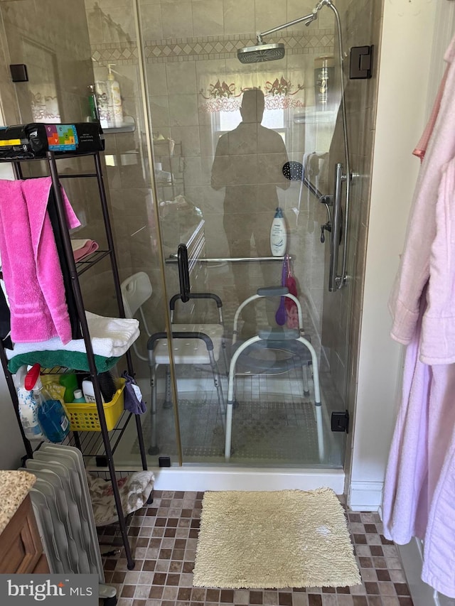 full bath with a stall shower