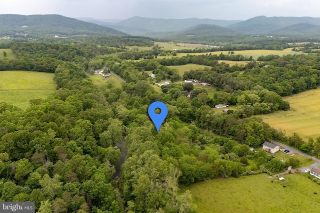 3909 Stoney Creek Rd, Edinburg, VA 22824 - drone / aerial view of a mountain backdrop