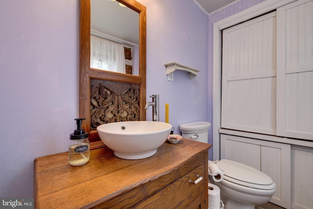 3909 Stoney Creek Rd, Edinburg, VA 22824 - bathroom featuring vanity and toilet