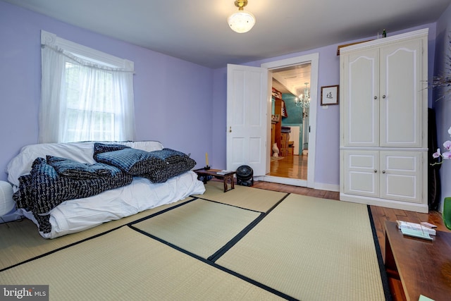 3909 Stoney Creek Rd, Edinburg, VA 22824 - bedroom with wood finished floors and baseboards