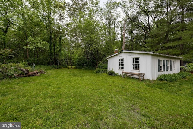 3909 Stoney Creek Rd, Edinburg, VA 22824 - view of grassy yard featuring an outbuilding